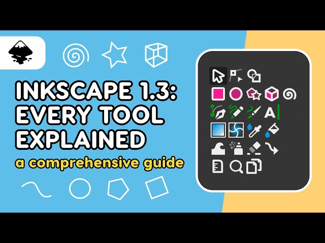 Every Tool in Inkscape 1.3 Explained - Free Course