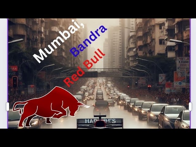 F1 racers in  Mumbai, Bandra west David coulthard by Red Bull, India. Goosebumps guarantee. #redbull