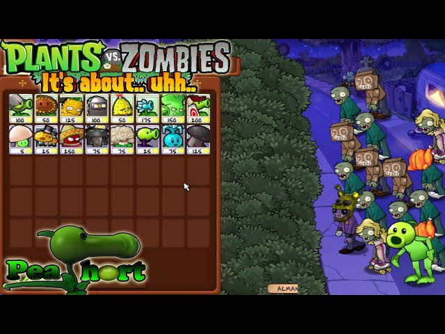 Plants Vs Zombies It's About.. Uhh.. l Adventure NIGHT Level 2-1 to 2-10 l Gameplay
