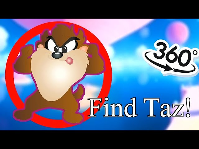 VR 360° 4K Adventure: Finding Taz in Looney Tunes Hide and Seek Challenge