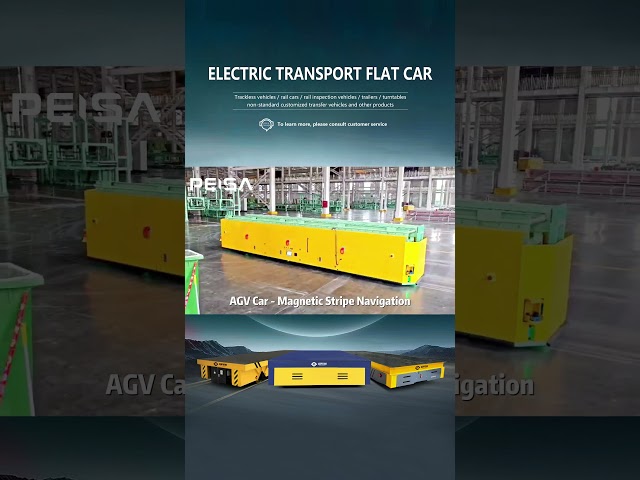Battery trackless flat car production ofsmall tonnage coil type electric flat car low pressure track
