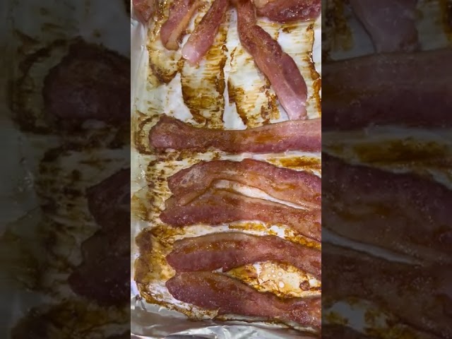 Finish cook bacon