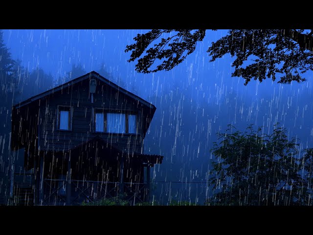 Rumore della Pioggia per Dormire Profondamente - Forte Pioggia e Tuoni sul Tetto Nella Foresta #38