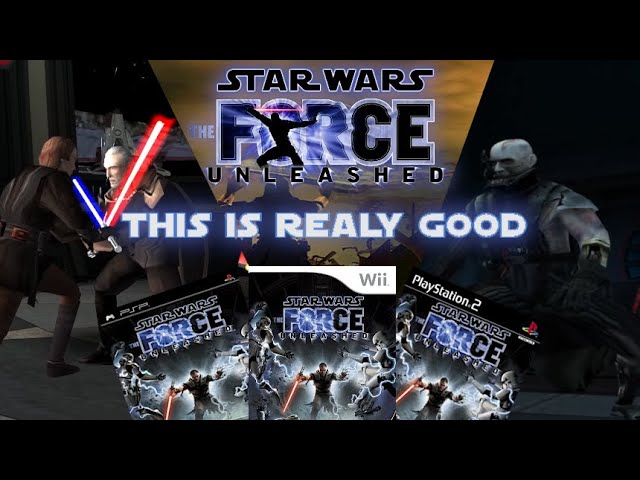 The Old Gen Version of Star Wars the Force Unleashed is Really Good [Wii - PS2 - PSP]