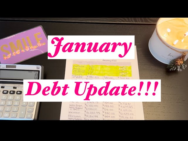January Debt Update!!!! | How did we do??