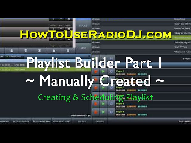RadioDJ Playlist Builder Part 1 (Manual Playlist)