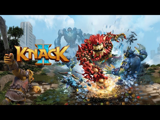 4K HDR 60FPS - Knack 2 Playstation 5 Gameplay - Co Op 2 players