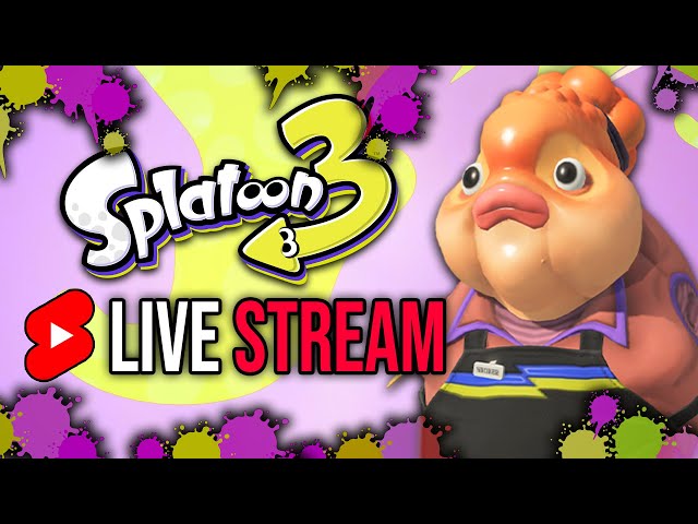Trying to climb to S+ in Splatoon 3 | Live Stream Shorts