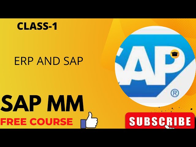||CLASS 1|| INTRODUCTION TO ERP AND SAP #SAP4BEGINNERS #LEARNWITHANSHUMAN ||क्लास इन हिंदी ||