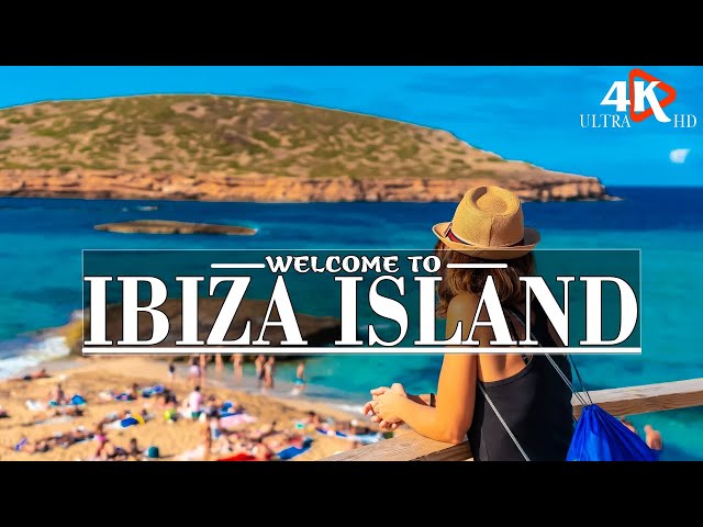 FLY OVER IBIZA ISLAND 4K| Amazing Nature Relaxing Music With Beautiful Nature Scenes 🌞