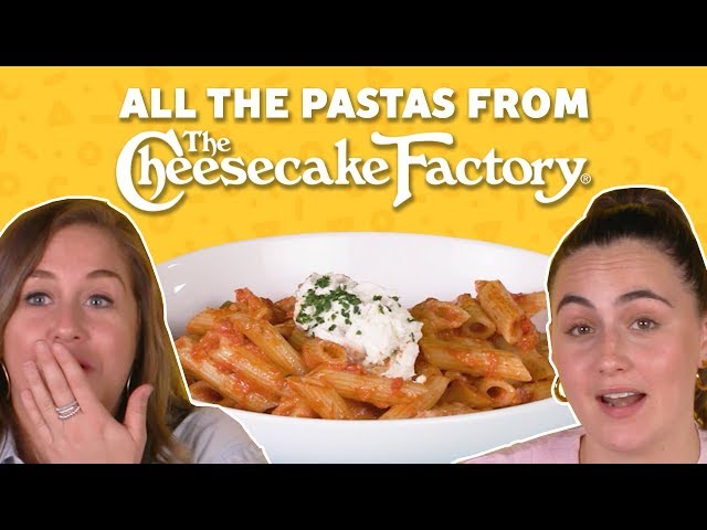 We Tried All the Pasta at the Cheesecake Factory | Taste Test | Food Network