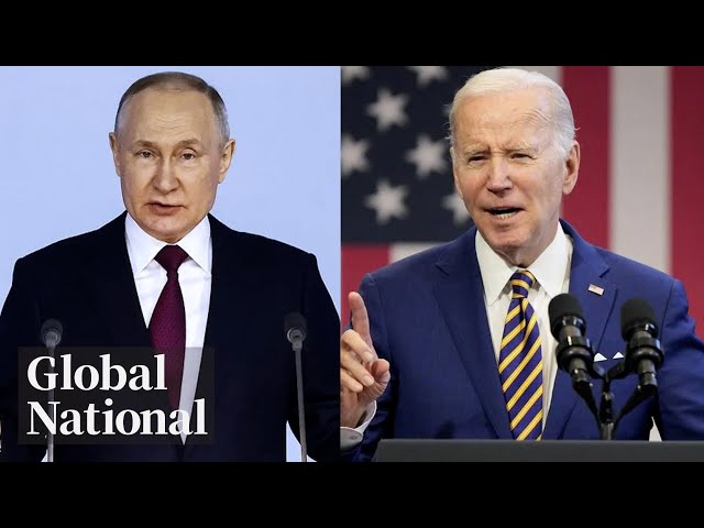 Global National: Feb. 21, 2023 | Biden, Putin exchange war of words over Ukraine invasion