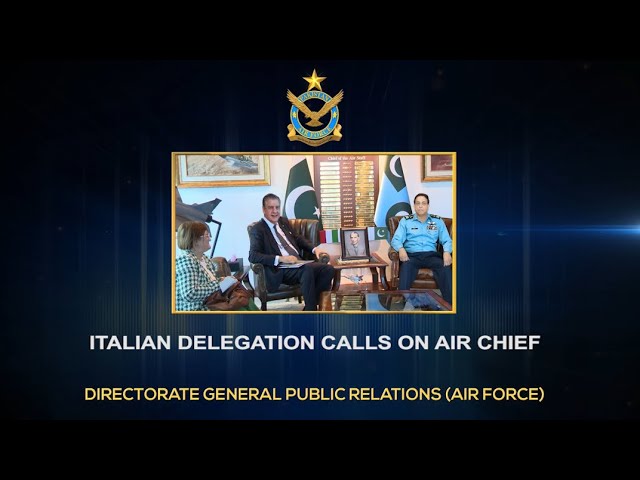 ITALIAN DELEGATION CALLS ON AIR CHIEF