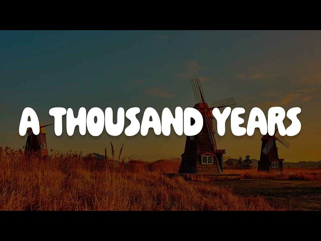 A Thousand Years, Another Love, Let Somebody Go (Lyrics) - Christina Perri, Tom Odell, Coldplay