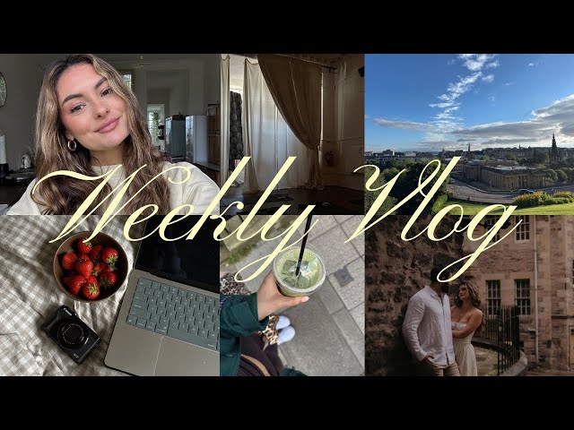 Vlog: Finding a New Routine, Couples Photoshoot, Exploring Edinburgh | Mary Skinner