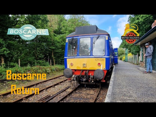 Bodmin Heritage railway - Bodmin General Boscarne return 121020 bubble car ride