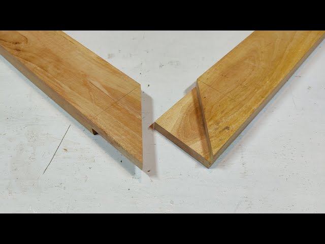 Amazing woodworking joinery || simple hand cut joint #shorts