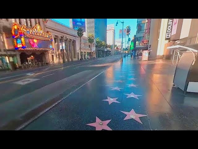3D interactive video of Hollywood Blvd. Walk of Fame star walk #God #Jesus #Hollywood #WalkofFame