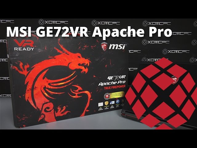 MSI GE72VR Apache Pro-009 Overview