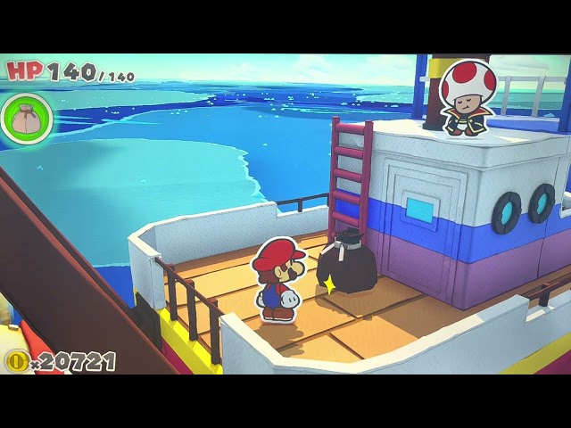 Paper Mario The Origami King: Exploring the Great Sea + Getting the Diamond Key