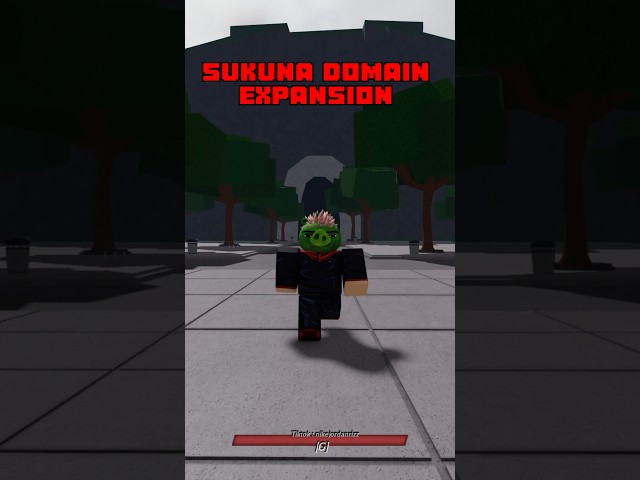 Sukuna Domain Expansion | Roblox The Strongest Battlegrounds
