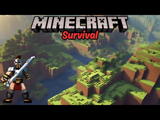 Minecraft Survival - Ep4 Ship Wrecks and Base Building