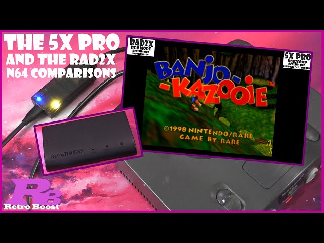 The RAD2X and the RetroTINK 5X Pro - N64 Comparisons! (Composite, S-Video, and RGB) (4/4)