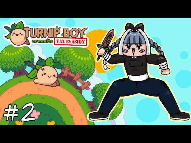 Mwahahahaha!!!【Turnip Boy Commits Tax Evasion part 2】【PNGtuberEN】