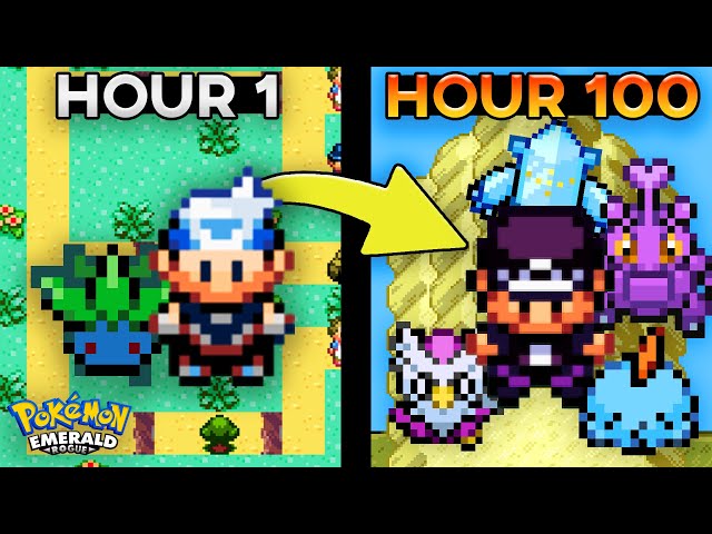 Playing Pokemon Emerald Rogue For 100 Hours Was Insane! (Rom Hack)