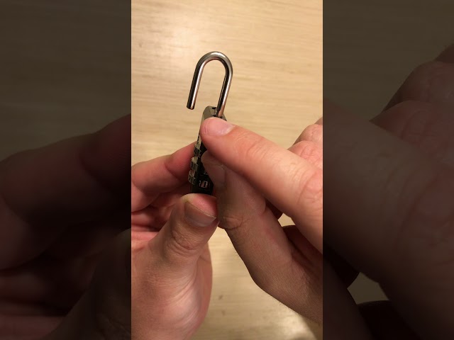 How to Reset a 3-Digit Master Lock