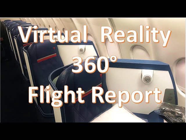 VR 360 Flight Report JFK-GRU Delta Business Class - DeltaOne A330-300 (New York to Sao Paulo)