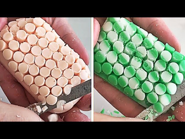 Relaxing ASMR Soap Carving | Satisfying Soap Cutting Videos #72