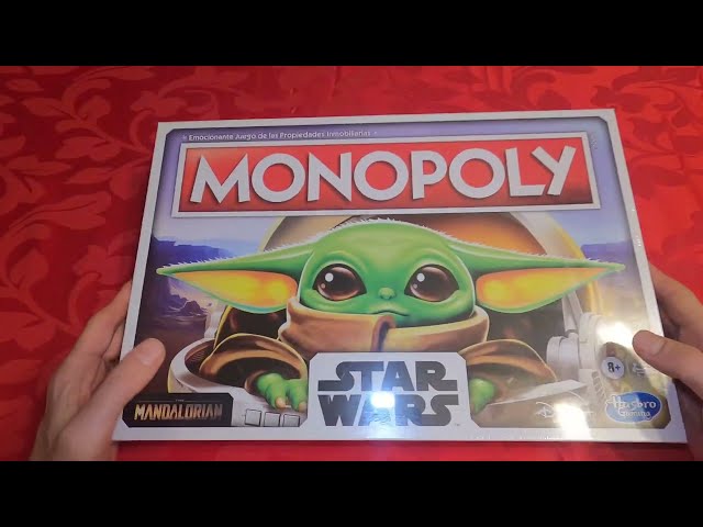 Monopoly The Child, Star Wars The Mandalorian #unboxing #juegosdemesa #mandalorian #hasbrogaming