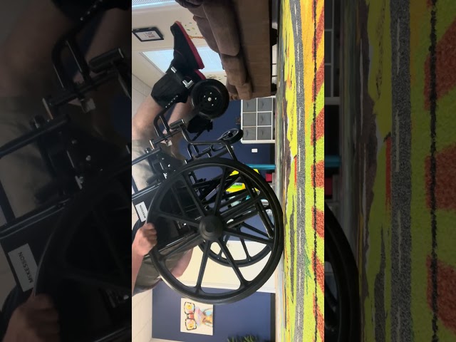 1 of 1 on trying to wheelie a wheel chair