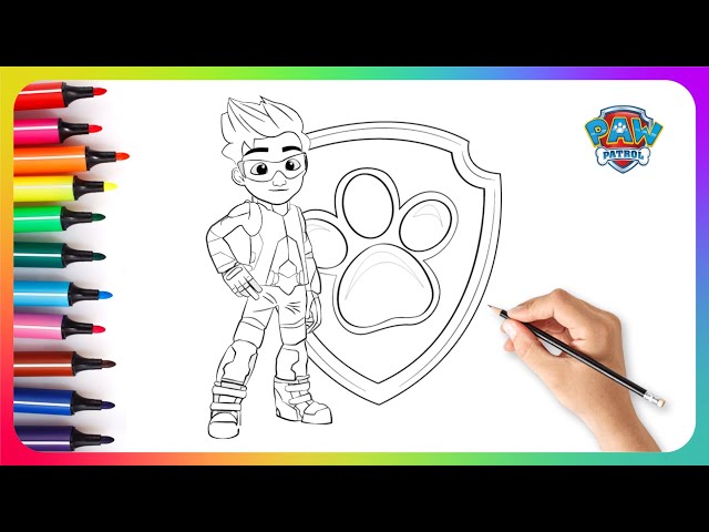 Paw Patrol Drawing 🚀 Drawing Paw Patrol Ryder