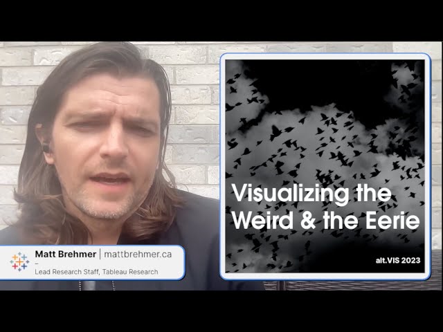 alt.VIS 2023: Visualizing the Weird and the Eerie