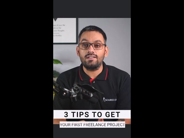 3 Tips to get your first freelance project