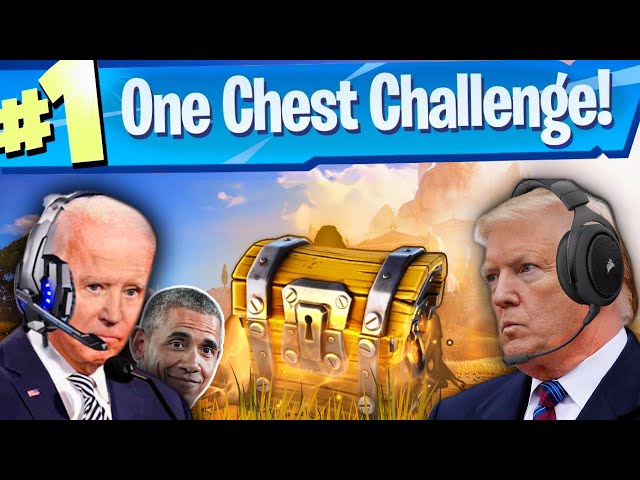 Presidents Try The Random *ONE CHEST CHALLENGE* in The Fortnite Update