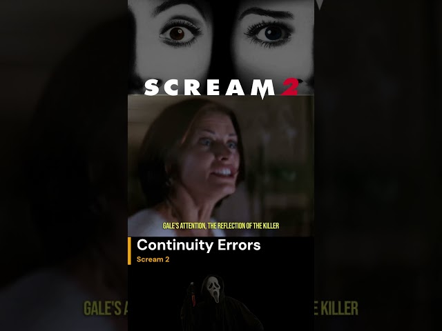Scream 2 Continuity Errors #scream2 #shorts