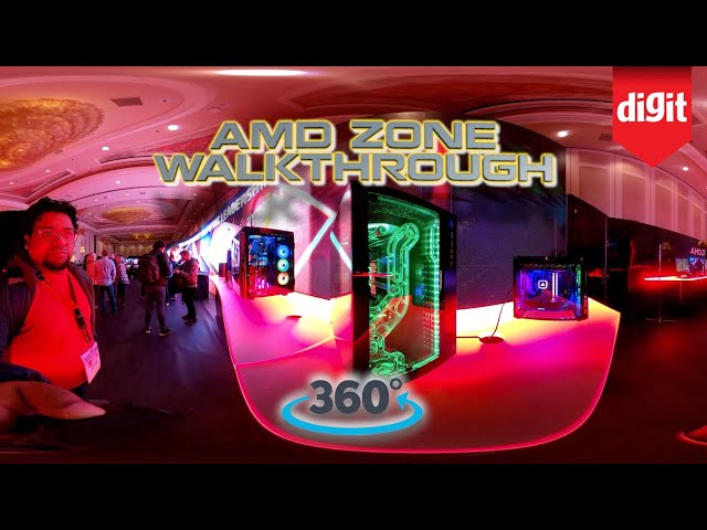 Take a 360˚Walkthrough Around AMD's Zone From CES 2020
