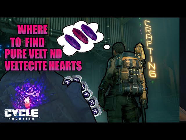 Where to find pure Veltecite and Veltecite hearts - The Cycle: Frontier Guide