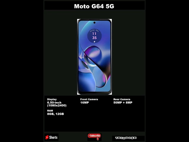 Moto G64 5G SmartPhone Features|Shorts