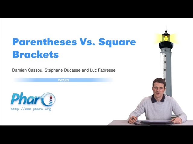 🐥 Parentheses vs. Square Brackets [W2S9-EN]