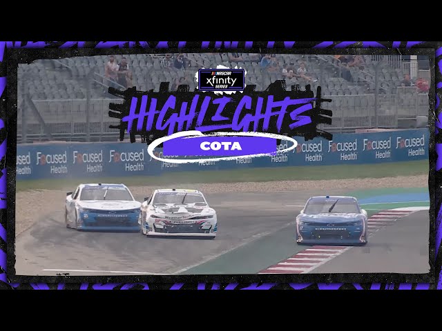 Larson skates by dueling SVG and Austin Hill on final lap for the Xfinity win at COTA