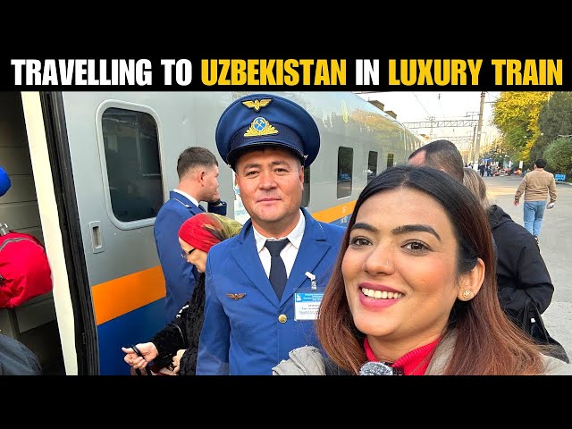 KAZAKHSTAN TO UZBEKISTAN BORDER CROSSING | LUXURY TRAIN, HOW TO BOOK #kazakhstan #uzbekistan #almaty