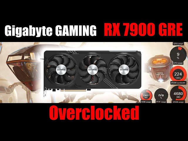 Gigabyte RX 7900 GRE GAMING OC 16G  | Overclocked