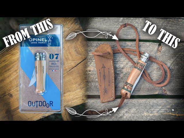 Making a neck knife from opinel