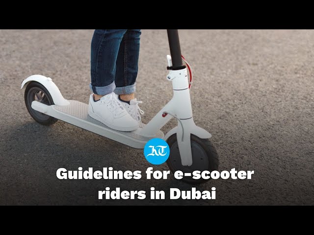 From speed limit to age restrictions: 10 rules to follow in UAE when riding an e-scooter