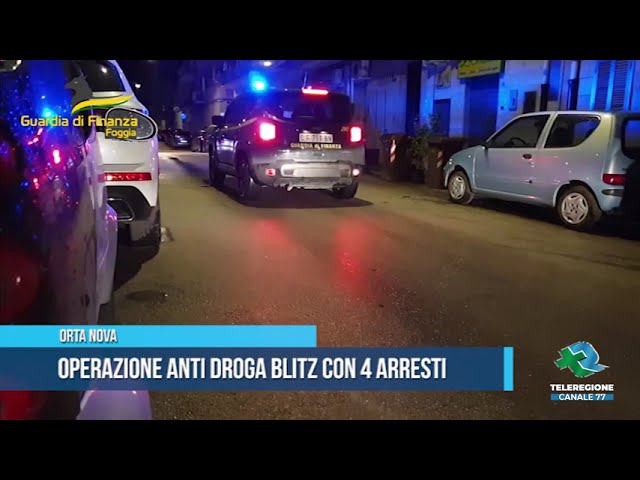 ORTA NOVA Operazione anti droga: blitz con 4 arresti
