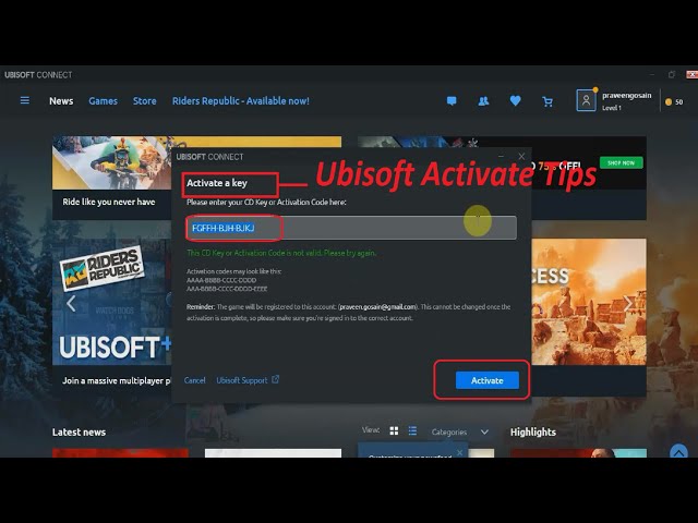 Activate Ubisoft Connect – Find Activation Key For Ubisoft (2021)